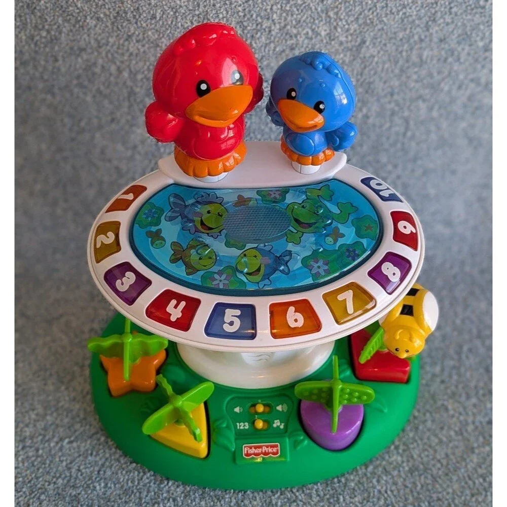 VTG HTF Fisher-Price Laugh & Learn Birdbath Educational Baby Toy Tested Works!
